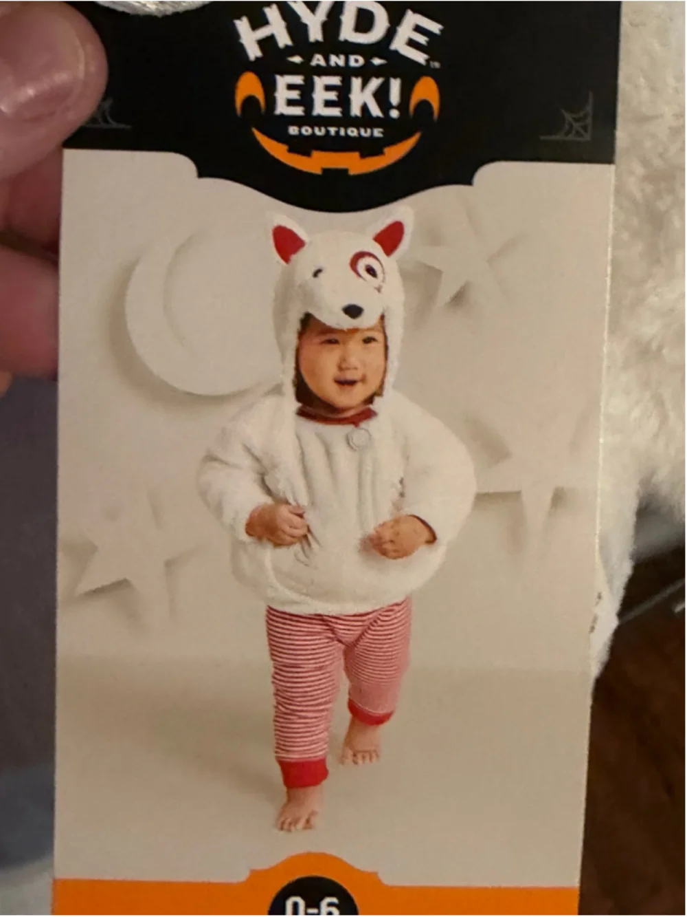 NWT Hyde & Eek! Infant Bullseye Halloween Costume Pullover